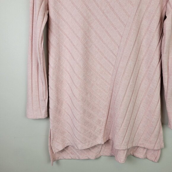 Maeve by Anthropologie Brushed Knit Long Sleeve Top Pink S - Picture 3 of 12
